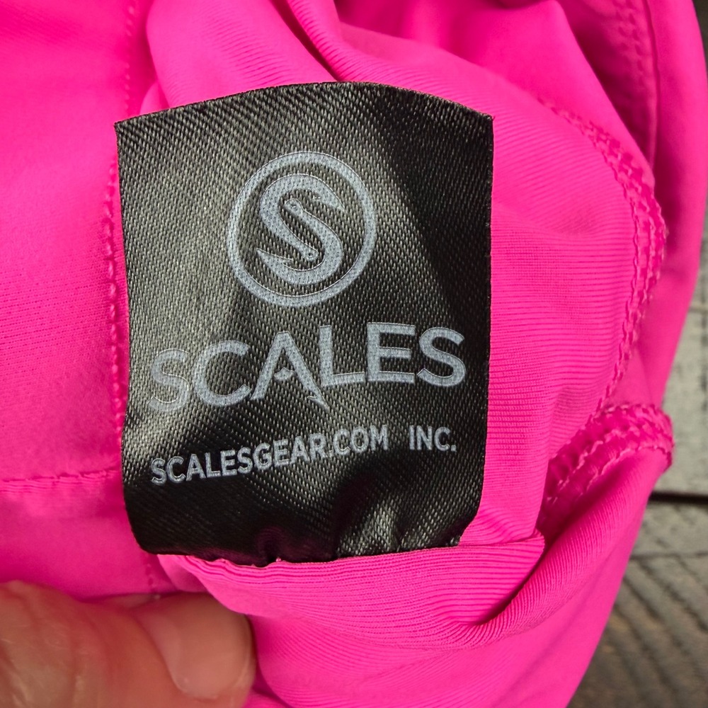 Scales Tiered Ruffle Performance Skort Hot Pink S Pickleball Tennis Golf Skirt - Picture 13 of 14